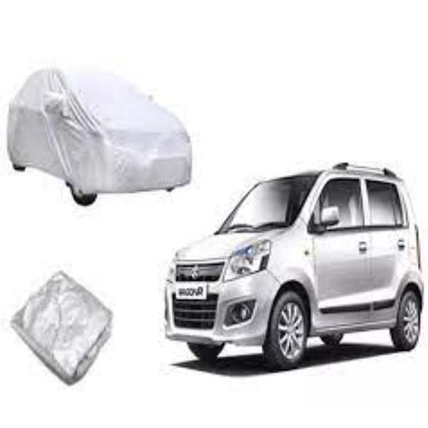 Wagon R Topcover Silver parachute Car Cover Dust and Waterproof